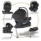 Scoica auto I-Size si baza rotativa Isofix, Coccolle Knox, Black