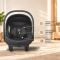 Scoica auto I-Size si baza rotativa Isofix, Coccolle Knox, Black