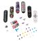 Set 6 mini placi skateboard, Tech Deck, Sk8Shop Bonus Pack, Disorder, 20136710