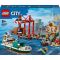 LEGO® City - Port si nava de transport marfa (60422)