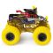 Masinuta Monster Jam, Scara 1:64, Pirate's Curse cu figurina, Galben