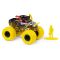 Masinuta Monster Jam, Scara 1:64, Pirate's Curse cu figurina, Galben
