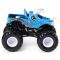 Masinuta Monster Jam, Scara 1:64, Jurassic Attack cu figurina, Albastru