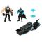 Set 2 figurine Batman cu motocicleta, Moto-Tank, Batman vs Bane