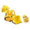 Set vehicul de constructie si figurina, Rubble & Crew, Rubble si Bulldozer, 20141511