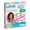 Set de creat 5 bratari flexibile, LinXo, Seaside, Celebration, Popstar Chic, 186 piese
