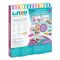 Set de creat 5 bratari flexibile, LinXo, Seaside, Celebration, Popstar Chic, 186 piese