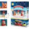 Calendar de advent, Eurographics, Animalutele si Craciunul, 24 puzzle-uri, 50 piese