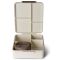 Caserola cu 4 compartimente si 1 borcan termoizolant, Citron, Lamaie, 250 ml