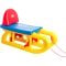 Sanie din plastic cu spatar, demontabila, Burak Toys