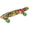 Penny board Landsurfer, Cu roti luminoase, 56 cm, ABEC-7 PU, Aluminium 90 kg, Splash