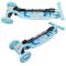 Trotineta cu roti luminoase, Action One, Funride, Blue