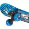 Penny board, Action One, Shark, print pe ambele fete, 41 x 12 cm, Albastru