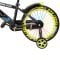 Bicicleta cu roti ajutatoare si bidon pentru apa Nova II, Action One, 18 inch, Verde