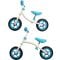 Bicicleta fara pedale, Action One, Baby Bliss, cu cadru reversibil si stickere incluse, 10 inch, Alb