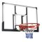 Panou de baschet cu inel si amortizor, Action One, 120 x 80 cm, Transparent
