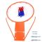 Inel de baschet detasabil, cu amortizor, Action One, 45 cm