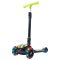 Trotineta pliabila, Action One, Fantasy, cu roti luminoase, Multicolor