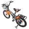 Bicicleta cu roti ajutatoare, Action One Arrow, 16 inch, 5-7 ani, Gri