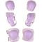 Set de role incepatori, Action One, roti luminoase, cu casca, protectii si geanta de transport, S (31-34) Purple