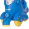 Set de role incepatori, Action One, roti luminoase, cu casca, protectii si geanta de transport, S (31-34), Blue