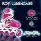 Set de role, Action One, Power Sport, roti luminoase, cu casca, protectii si geanta transport, S (31-34), Roz