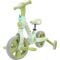 Bicicleta 2 in 1, Action One, cu roti ajutatoare si pedale detasabile, Verde
