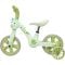 Bicicleta 2 in 1, Action One, cu roti ajutatoare si pedale detasabile, Verde