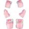Set protectii cu genunchiere, cotiere si aparatori incheieturi, Action One Candy, Roz
