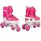 Role reglabile, Action One Start, 2 moduri de dispunere roti, sina aluminiu, M (34-37), Roz