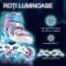 Role reglabile, Action One, Little Mermaid, roti luminoase, sina aluminiu, S (31-34), Purple