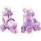 Role reglabile, Action One, incepatori, roti luminoase, S (31-34), Lila