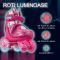 Role reglabile, Action One, incepatori, roti luminoase, S (31-34), Roz
