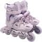 Role reglabile, Action One, Pastel Lila, roti luminoase din silicon, sina aluminiu, M (32-35)