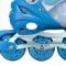 Role reglabile, Action One, Dinosaur, roti luminoase din silicon, sina aluminiu, M (33-37), Blue