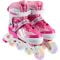 Role reglabile, Action One, Pinky, roti luminoase din silicon, sina aluminiu, M (35-38), Roz