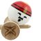 Jucarie de indemanare din lemn, Kendama X, Flippy, Rege, Super Sticky Legendary, Big Cups V2, 18 cm, Maro