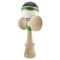 Jucarie de indemanare din lemn, Kendama X, Flippy, Royal Spike, King Size V3, Super Sticky, 18 cm, Verde
