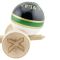 Jucarie de indemanare din lemn, Kendama X, Flippy, Royal Spike, King Size V3, Super Sticky, 18 cm, Verde