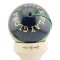 Jucarie de indemanare din lemn, Kendama X, Flippy, Royal Spike, King Size V3, Super Sticky, 18 cm, Verde