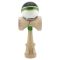 Jucarie de indemanare din lemn, Kendama X, Flippy, Royal Spike, King Size V3, Super Sticky, 18 cm, Verde