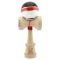 Jucarie de indemanare din lemn, Kendama X, Flippy, Royal Spike, King Size V3, Super Sticky, 18 cm, Rosu