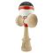 Jucarie de indemanare din lemn, Kendama X, Flippy, Royal Spike, King Size V3, Super Sticky, 18 cm, Rosu