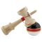 Jucarie de indemanare din lemn, Kendama X, Flippy, Royal Spike, King Size V3, Super Sticky, 18 cm, Rosu