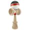 Jucarie de indemanare din lemn, Kendama X, Flippy, Royal Spike, King Size V3, Super Sticky, 18 cm, Rosu