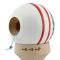 Jucarie de indemanare din lemn, Kendama X, Flippy, Chicanos, King Size V3, Super Sticky, 18 cm, Albastru, Alb