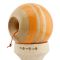 Jucarie de indemanare din lemn, Kendama X, Flippy, Rainbow, King Size V3, Super Sticky, 18 cm, Portocaliu, Maro