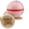 Jucarie de indemanare din lemn, Kendama X, Flippy, Silken, King Size V3, Super Sticky, 18 cm, Roz