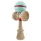Jucarie de indemanare din lemn, Kendama X, Flippy, Silken, King Size V3, Super Sticky, 18 cm, Verde Mint