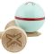 Jucarie de indemanare din lemn, Kendama X, Flippy, Silken, King Size V3, Super Sticky, 18 cm, Verde Mint